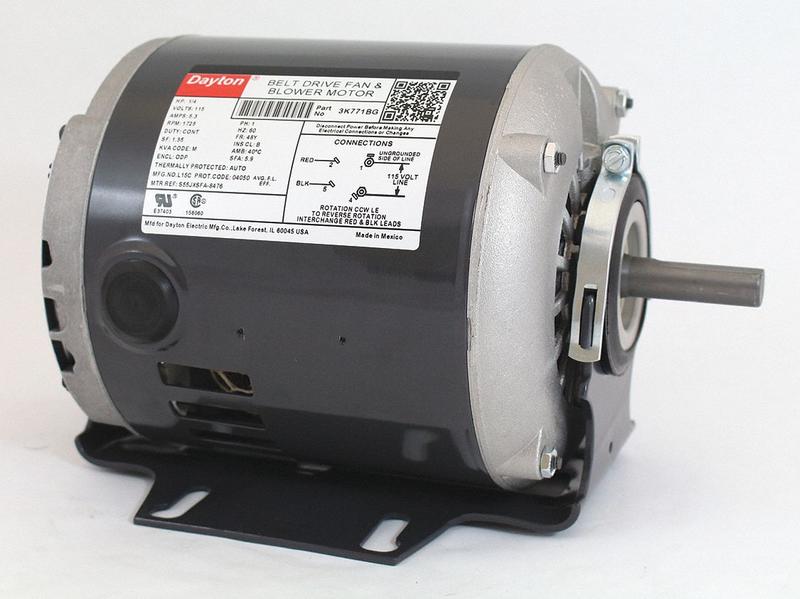 Motor 1/4 HP 1725 rpm 48 115V MPN:3K771