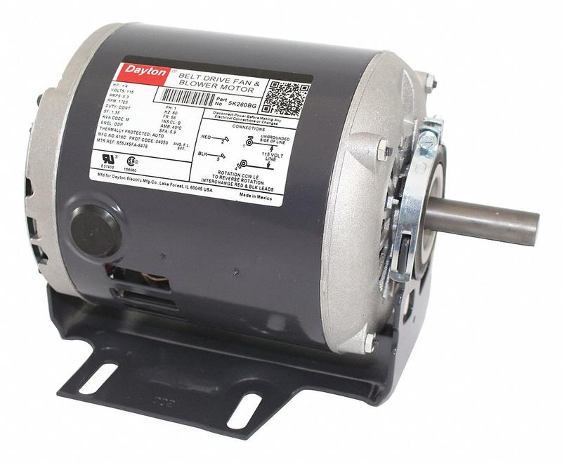 Motor 1/4 HP 1725 rpm 56 115V MPN:5K260