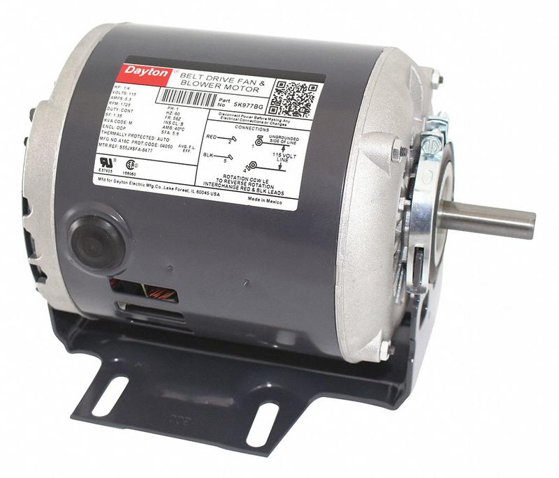 Motor 1/4 HP 1725 rpm 56Z 115V MPN:5K977