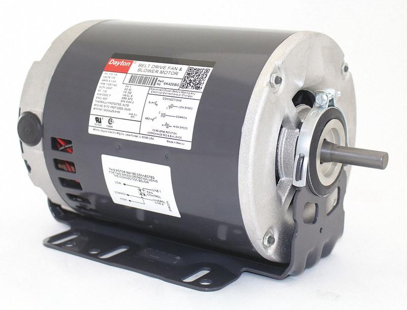 Motor 1/6 1/3 HP 1725/1140 rpm 56Z 115V MPN:6K426