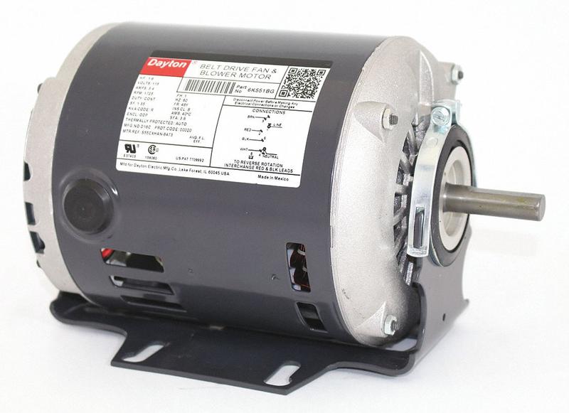 Motor 1/6 HP 1725 rpm 48 115V MPN:6K551