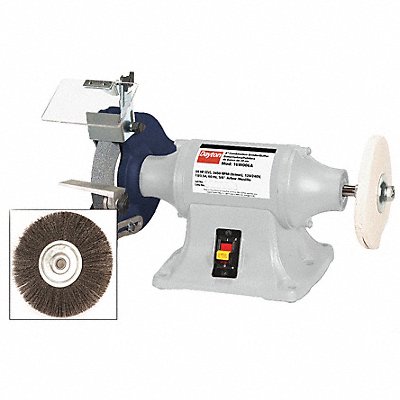 Bench Grinder 8 36 Grit 3/4HP MPN:16W006