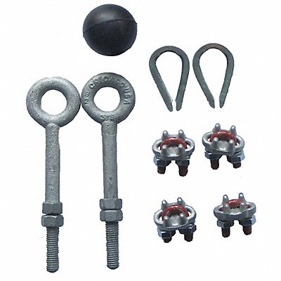 Festoon Hardware Kit 1/4 In Wire Rope MPN:33N273