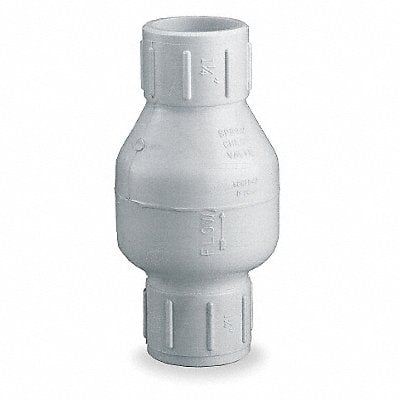 Spring Check Valve PVC 3/4 Slip MPN:4RG71