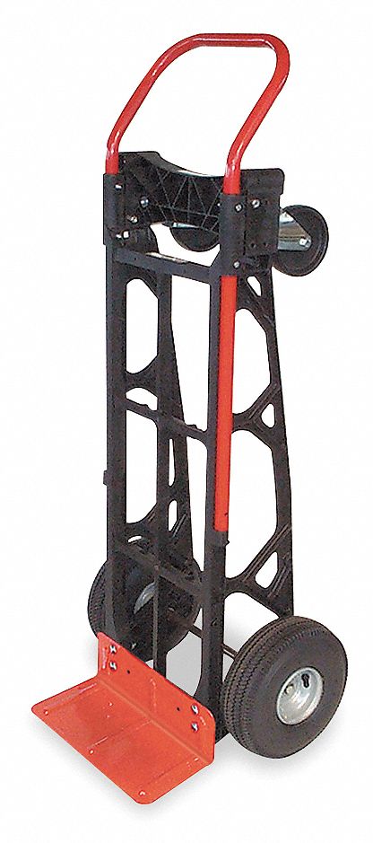 Convertible Hand Truck 600lb 50 x21 x18 MPN:4ZJ32