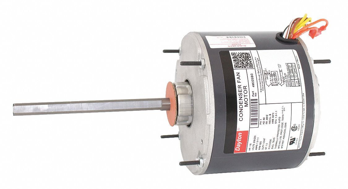 Condenser Fan Motor 1/6 HP 825 rpm 60 Hz MPN:4M225