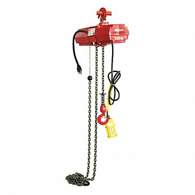 Electric Chain Hoist 300 lb 15 ft. MPN:2GTC9