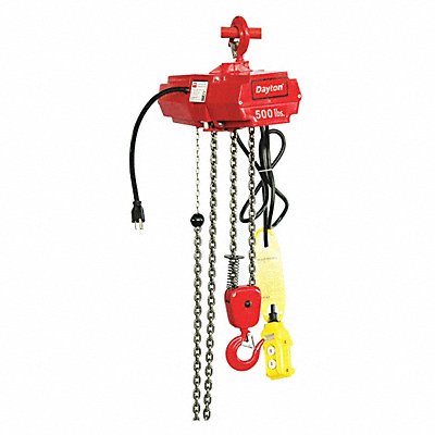 Electric Chain Hoist 500 lb 15 ft. MPN:2GTD2