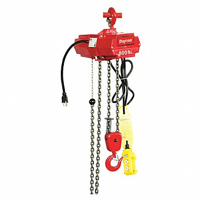 Electric Chain Hoist 800 lb 15 ft. MPN:2GTD4