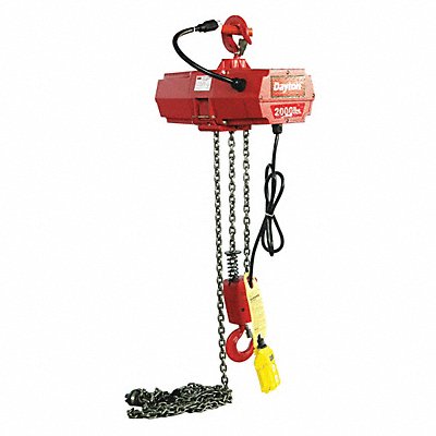 Electric Chain Hoist 2000 lb 15 ft. MPN:2GTD8