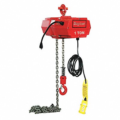 Electric Chain Hoist 2000 lb 10 ft. MPN:2GXH3