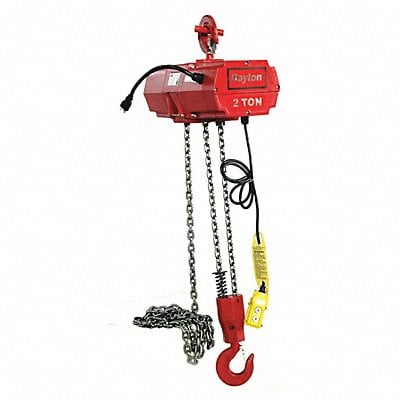 Electric Chain Hoist 4000 lb 20 ft. MPN:2GXH8