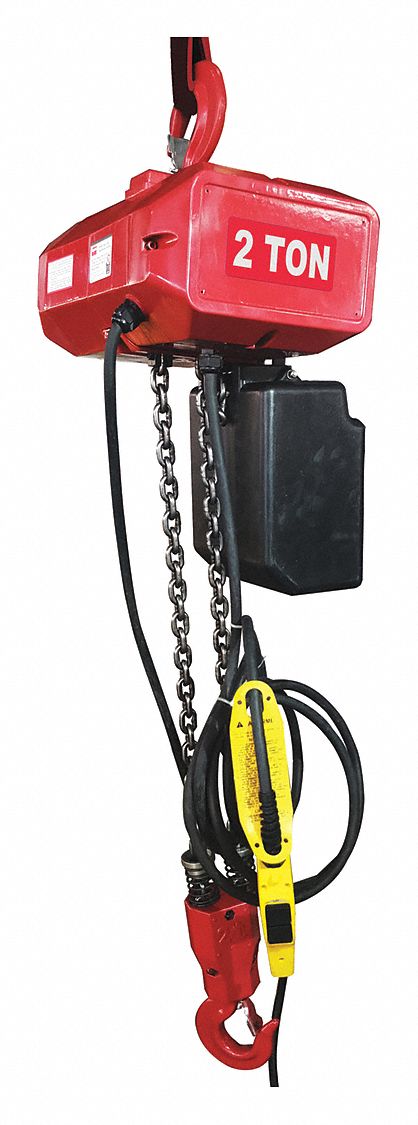 Chain Hoist 4000 lb Load 10 ft Lift MPN:452R42