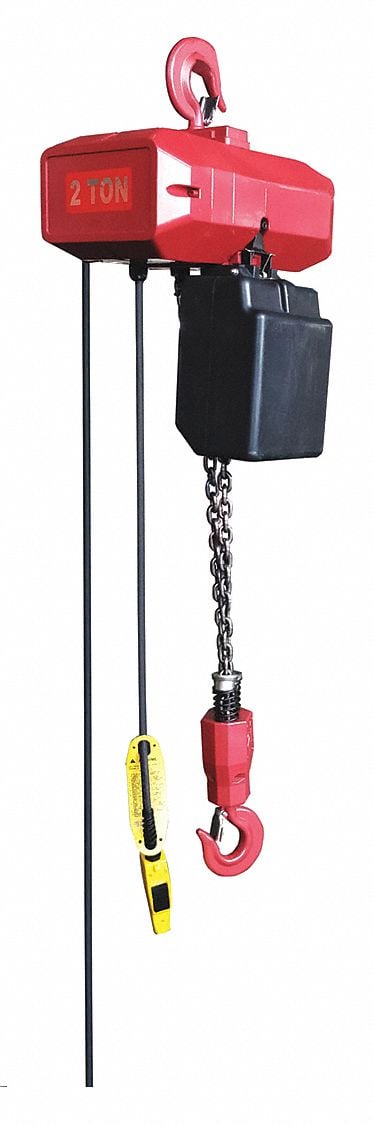 Chain Hoist 4000 lb Load 10 ft Lift MPN:452R43