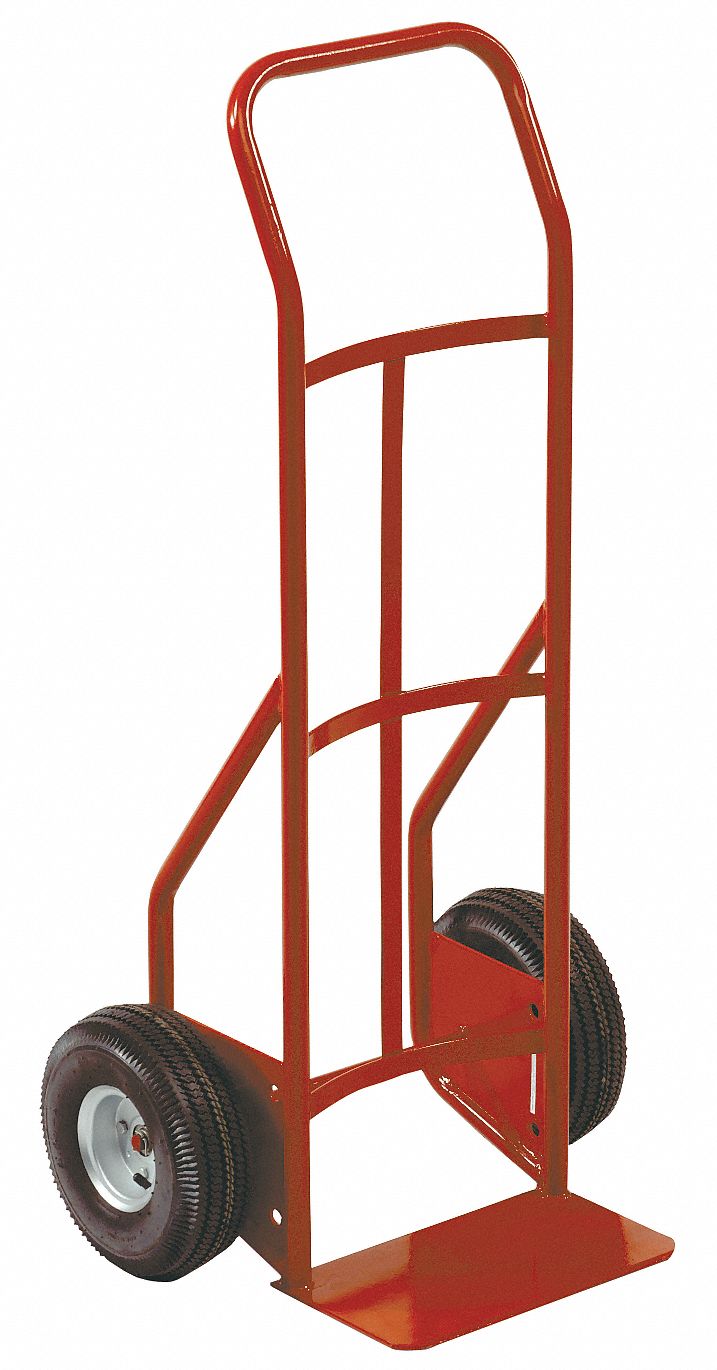 Hand Truck 650 lb 46 x22 Red MPN:2W179