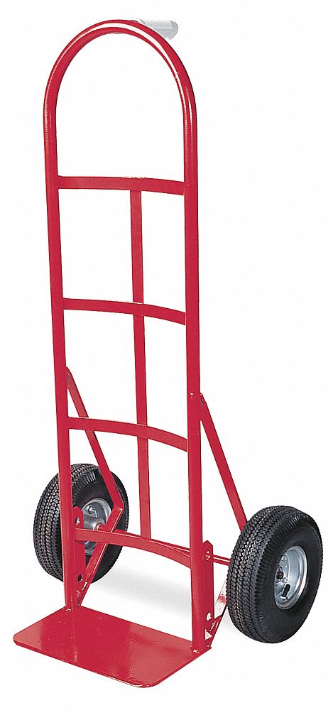 Hand Truck 650 lb 46 x22-1/2 Red MPN:5Z079