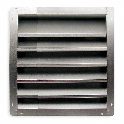 Louver Intake 24-36 In Galvanized Steel MPN:3C974