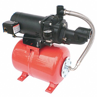 Well Jet Pump System 1/2 HP 6.0 gal tank MPN:5UXK8