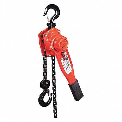 Lever Chain Hoist 1500 lb Lift 5 ft. MPN:29XP45