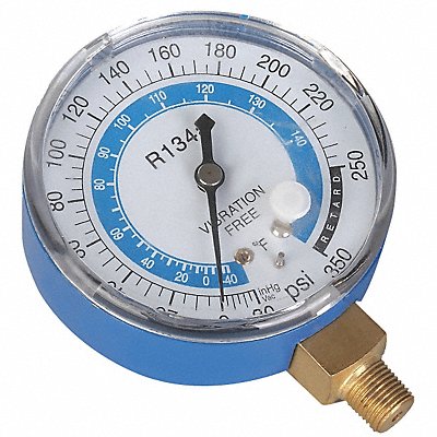 Gauge 2-3/4 In Dia Low Side Blue 350 psi MPN:4PDK4