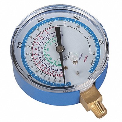 Gauge 2-3/4 In Dia Low Side Blue 600 psi MPN:4PDK6