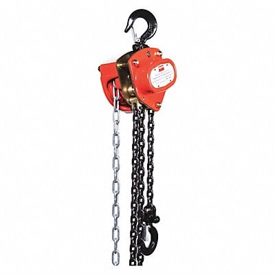 Manual Chain Hoist 1000 lb Lift 10 ft. MPN:1VW51