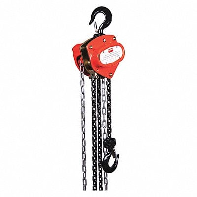 Manual Chain Hoist 2000 lb Lift 10 ft. MPN:1VW55