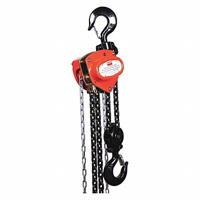 Manual Chain Hoist 6000 lb Lift 10 ft. MPN:1VW61