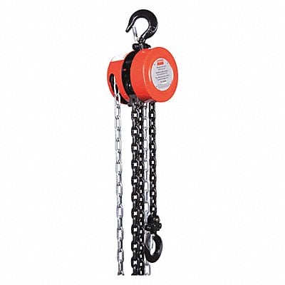 Manual Chain Hoist 1000 lb Lift 10 ft. MPN:38EV02