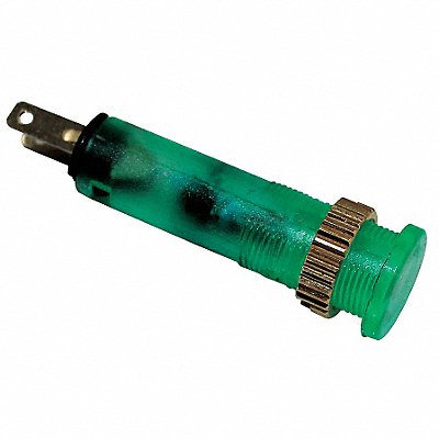 Flush Indicator Light 8mm 120V Green MPN:22NY77