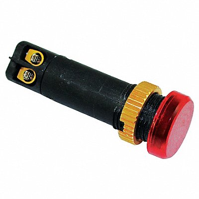 Raised Indicator Light 12mm 12V Red MPN:22NY87