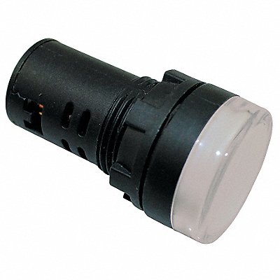 Raised Indicator Light 22mm 240V White MPN:22NZ10