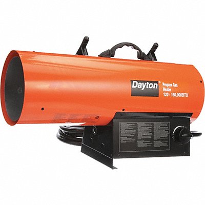 Portable Gas Torpedo HeatrLP 435 cfm MPN:3VE58