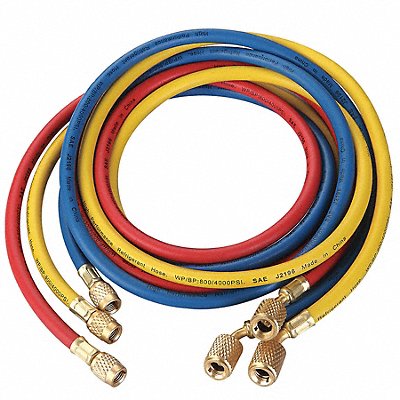 Manifold Hose Set 72 In Red Yellow Blue MPN:4PDG4