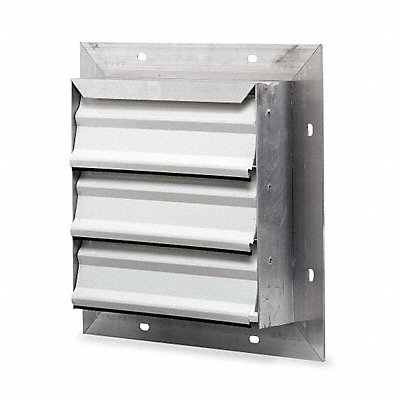 Shutter Wall 36 In SGL Pannel White Alum MPN:3C310