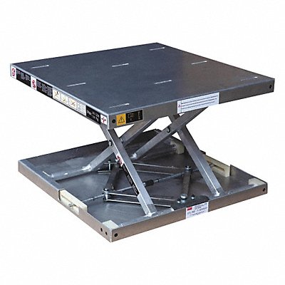 Scissor Lift Table 23-3/16inLx22-3/16inW MPN:35KT63