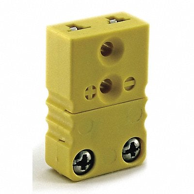 Thermocouple Jack K Yellow 2 Flat Pins MPN:36GK91