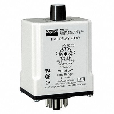 H7826 Time Delay Relay 120VAC/DC 10A DPDT MPN:1EGC5