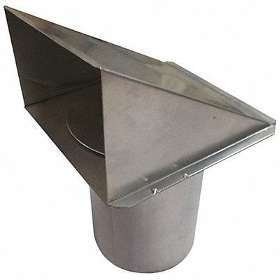 Wall Cap Aluminum 3 or 4 In Round MPN:45PE71