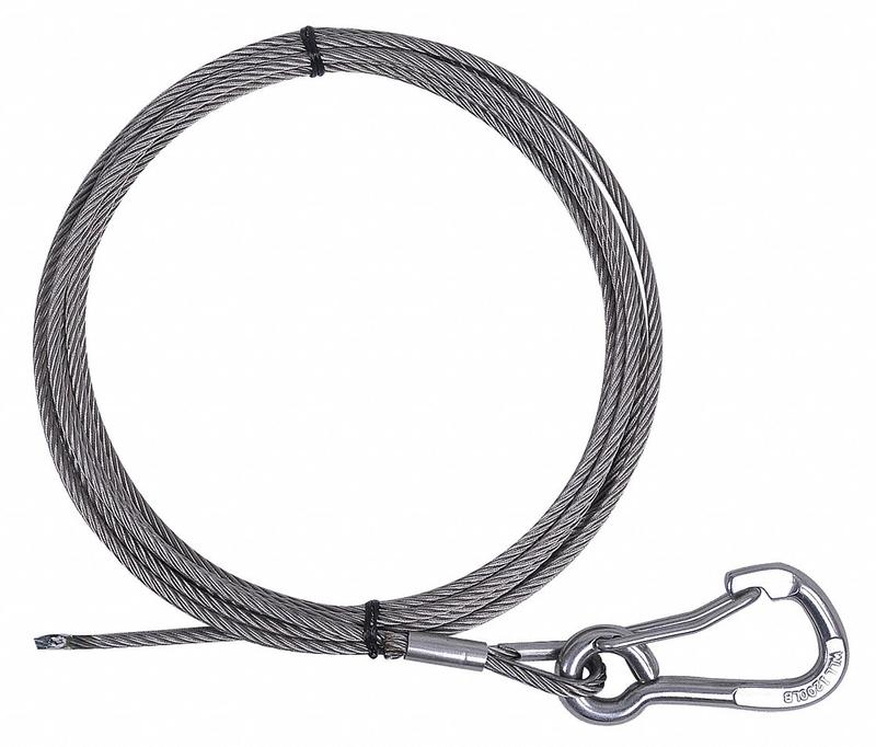 Winch Cable SS 3/16 in x 20 ft. MPN:35Z854