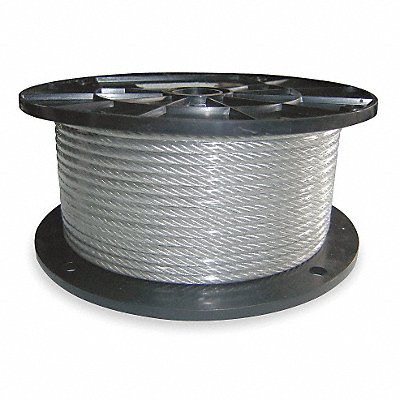 Cable 3/64 In L 500 Ft WLL 75 Lb MPN:2RZX9