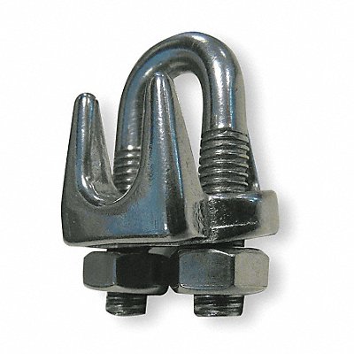 Wire Rope Clip U-Bolt 1/8 In 304 SS MPN:2VKG6