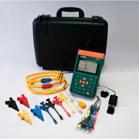 Extech PQ3350-3-NIST Power & Harmonics Analyzers Orange/Green Case Included 40 oz. NIST Certified PQ3350-3-NIST