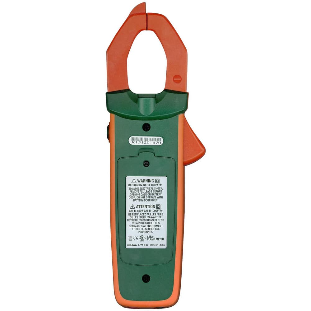 Clamp Meters, Clamp Meter Type: Auto Ranging , Measures: Capacitance, Current, Frequency, Resistance, Temperature, Voltage , Jaw Style: Clamp On  MPN:EX655-NIST