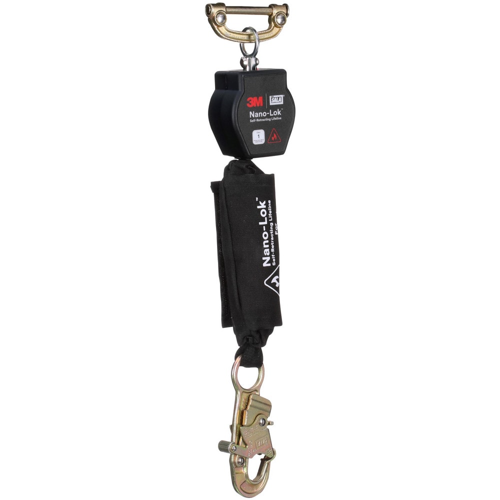 Self-Retracting Lanyards, Lifelines & Fall Limiters, Length (Feet): 6.000 , Housing Material: Thermoplastic , Unit Connector: Single Pin Connector  MPN:7012818537