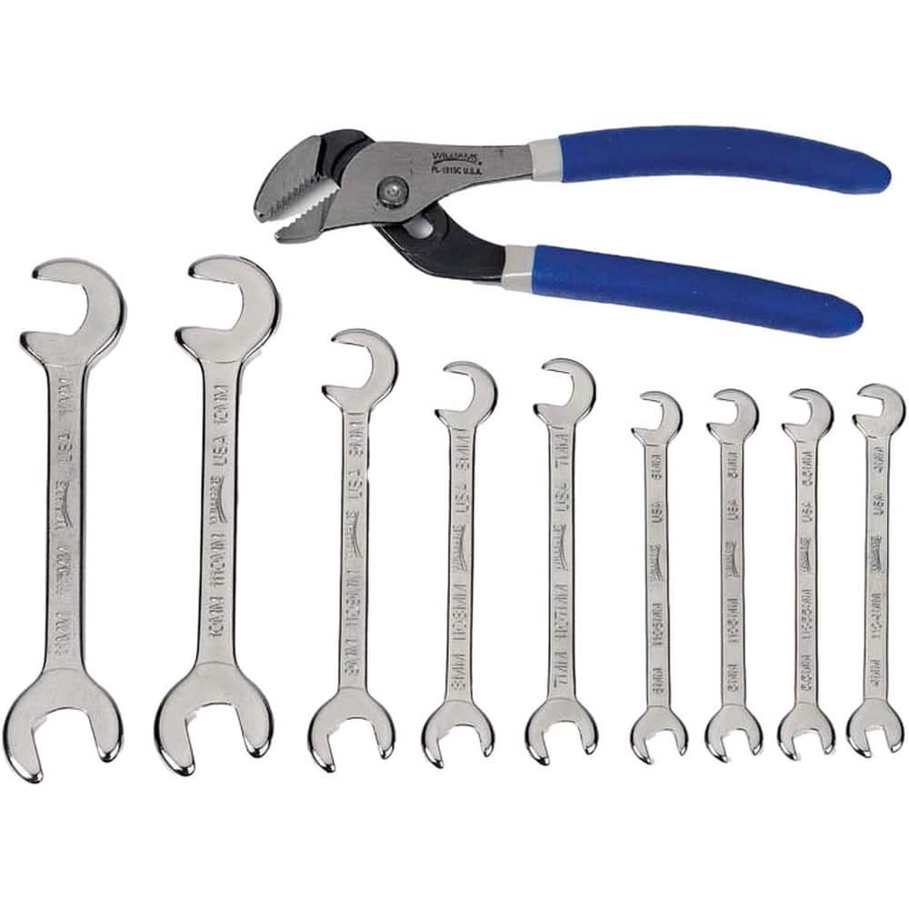 Open End Wrenches, Wrench Type: Open End , Tool Type: Miniature Double Head Open End Wrench , Head Type: Double End , Wrench Size: 10 mm , Number Of Points: 0  MPN:JHW1110MM