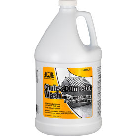 Nilodor Chute & Dumpster Wash Citrus Scent Gallon Bottle 4/Case 128DMP