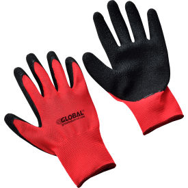 GoVets™ Crinkle Latex Coated Gloves Red/Black Small 1 Pair - Pkg Qty 12 347S708