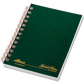 Gold Fibre® Personal Notebook College Rule 5x7 Classic Green 100 Sheets AMP20801