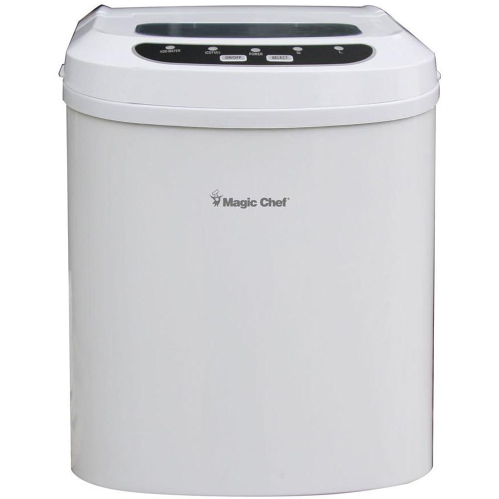 Magic Chef 27 Lb Portable Countertop Ice Maker, White MPN:MCIM22W